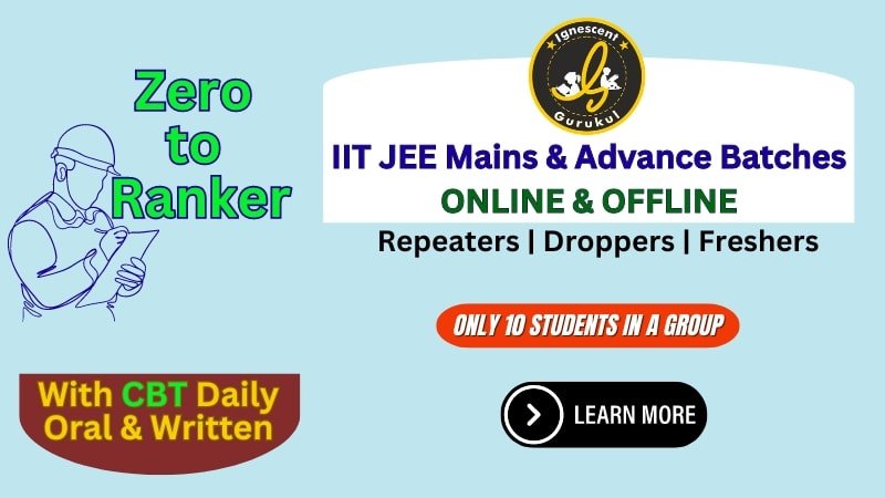 IIT JEE Mains and Advance Coaching giving lessons