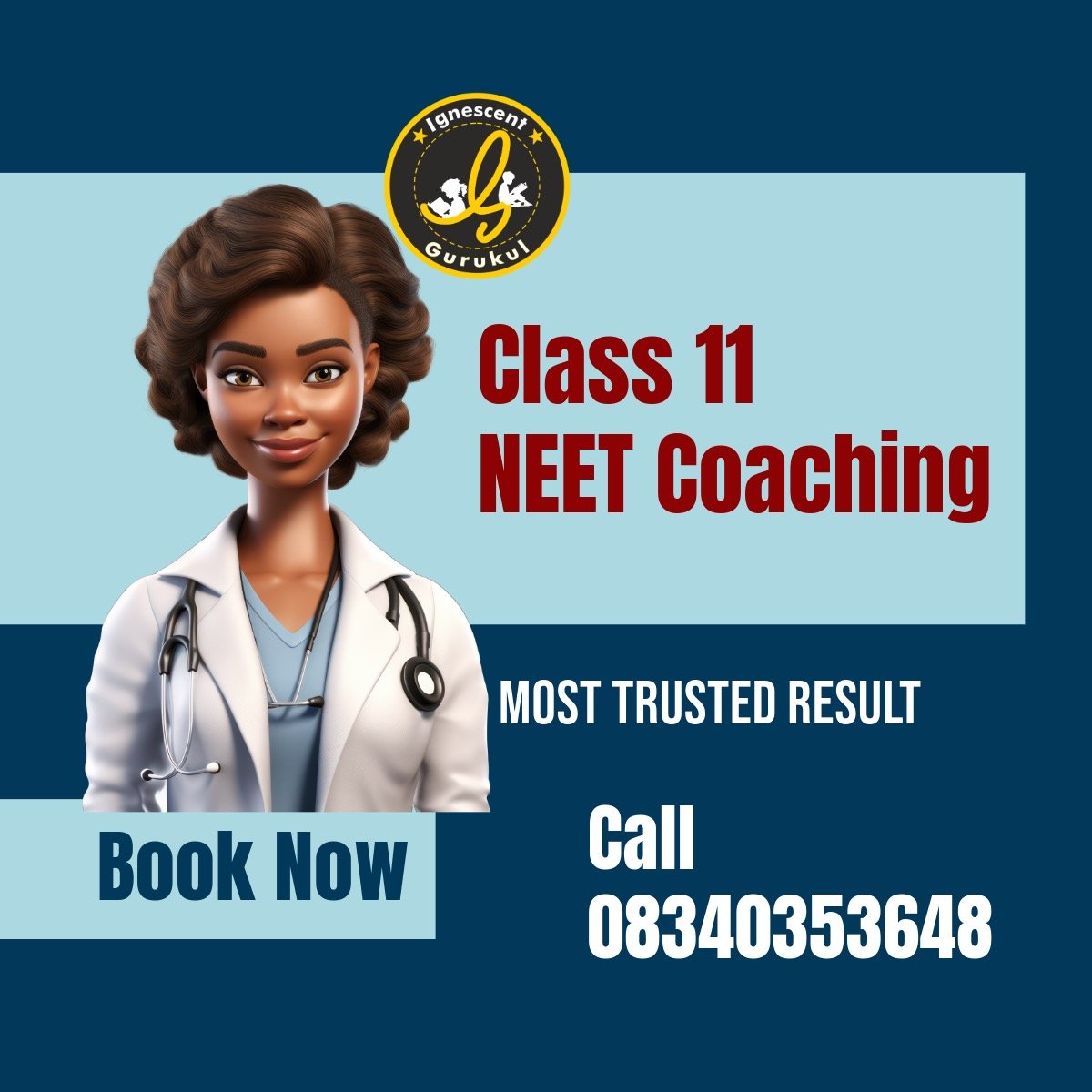 NEET coaching for Class 11 students, focused study environment with students engaged in learning science subjects.