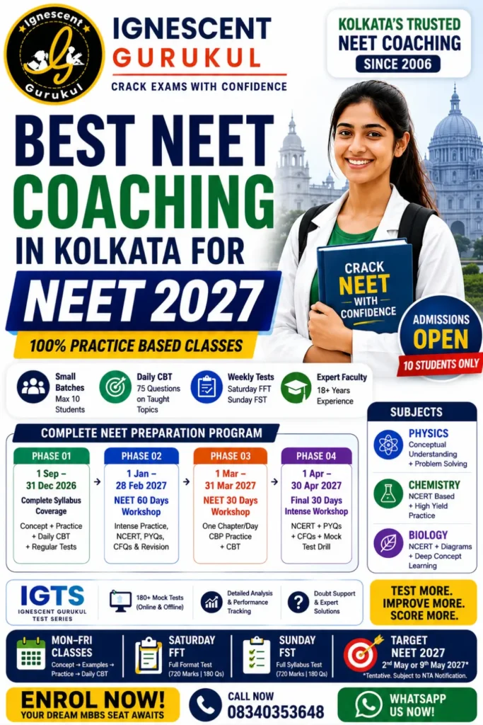 best neet coaching in kolkata