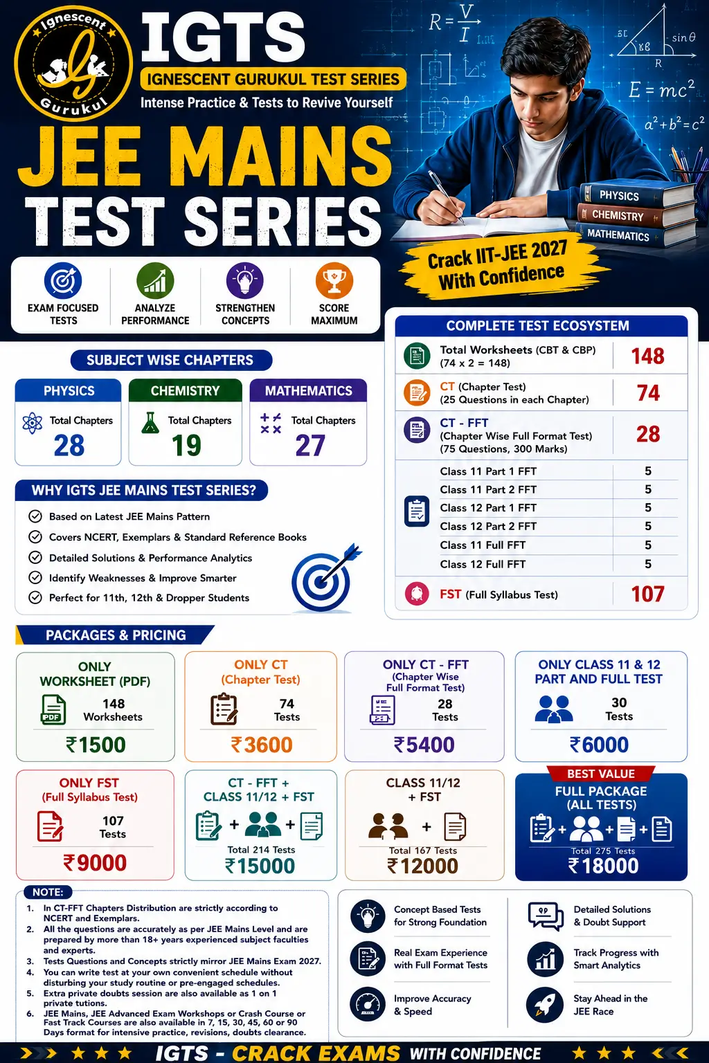 IGTS JEE 2027 Test Series by Ignescent Gurukul